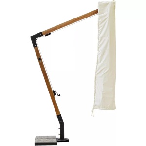 mutoni Garten Deluxe, Schutzhülle für Freiarmschirm Capua ecru 3x3, Schutzhülle für Freiarmschirm Capua ecru 3x3