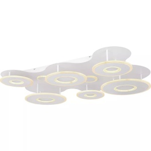 mutoni light, Deckenleuchte Flavetto Metall weiss 1xLED, Deckenleuchte Flavetto Metall weiss 1xLED 80x107x15