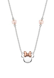 Disney, Halskette Mit Anhänger Damen Zweifarbig 38+2CM, 