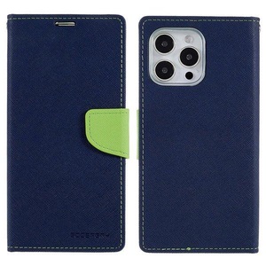 Mercury, iPhone 14 Pro Max - Goospery Fancy Etui Hülle, Apple - iPhone 14 Pro Max Goospery Fancy Etui Hülle, Marine
