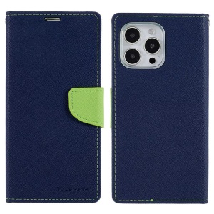 Mercury, iPhone 14 Pro Max - Goospery Fancy Etui Hülle, Apple - iPhone 14 Pro Max Goospery Fancy Etui Hülle, Marine
