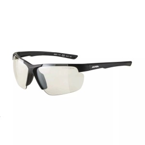Alpina, Defey HR Sportbrille, Alpina DEFEY HR Sonnenbrillen - Black Matt Mirror Clear