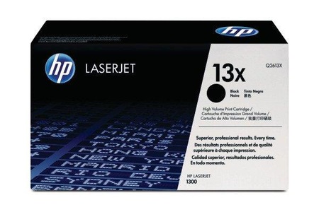 Hp, HP 13X Schwarz Original LaserJet Tonerkartusche mit hoher Reichweite, Hewlett Packard Toner, schwarz, No.13X, Q2613X, (4'000 Seiten)