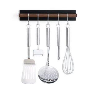 Forster Home, Magnetischer Küchenutensilienhalter Walnuss Magnetischer Küchenutensilienhalter Walnuss, Forster Home - Magnetischer Küchenutensilienhalter Walnuss, One Size, Schwarz