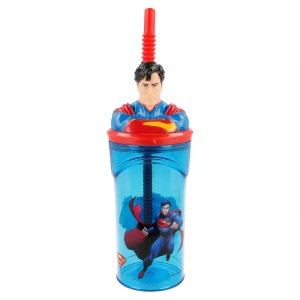 STOR, Superman 3D Figur (360 ml) - Trinkbecher Superman 3D Figur (360 ml) - Trinkbecher, Stor - Superman 3D Figur (360 ml) Trinkbecher, 360CM