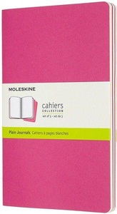 undefined, Moleskine Cahier Notizhefte Blanko, Large, A5, Kartoneinband, 3er Set, Kinetisches Pink, Moleskine Notizbuch, Karton, 3 x L/A5, blanko, kinetisches pink, 80Seiten, 629681