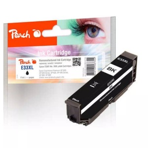 Peach, Peach Tintenpatrone foto schwarz kompatibel zu Epson No. 33XL phbk, T3361, Peach Tinte Epson T3361, No 33XL Black