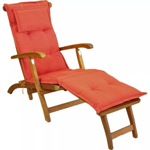mutoni, Auflage Für Liegestuhl Bristol Unisex Rot ONE SIZE, 