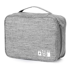 Only-bags.store, Only-bags.store - Kabeltasche Universal Travel Cable Organizer Bag Cubes Case, 2 Layer Waterproof Adjustable für Handy-Ladekabel, Powerbank, USB-Sticks, SD-Karten, 11, Grau, Only-bags.store - Kabeltasche Universal Travel Cable Organizer Bag Cubes Case, 2 Layer Waterproof Adjustable für Handy-Ladekabel, Powerbank, USB-Sticks, SD-Karten, 11, Grau