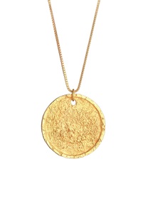 Halskette Coin Vintage Antike Münze Unisex Gold 70 CM