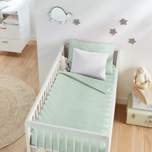 LA REDOUTE INTERIEURS, La Redoute Intérieurs - Baby-Duvetbezug Scenario, Scenario Baby Duvetbezug, 80 x 120 cm, Grün
