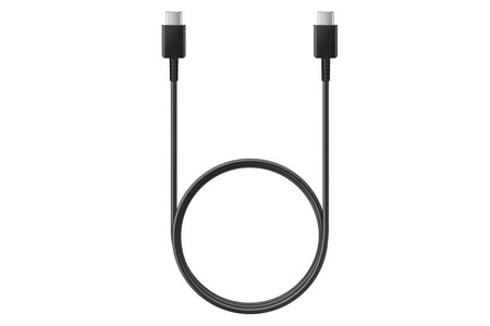 Apple,Asus,Blackberry,Google,HTC,Huawei,Lenovo,LG,Microsoft,Motorola,Nokia,OnePlus,Oppo,Samsung,Sony,Wiko,Xiaomi, Samsung - USB C auf USB C Verbindungskabel Ladekabel 1m (EP-DA705BBEGWW) - Schwarz, Samsung USB-C Kabel, 1 m, USB 2.0, 1 m
