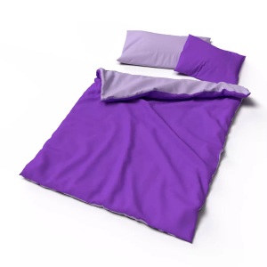 Lotus Bettwaren, Lotus Bettwäsche Bambus Doubleface Lotus Bettwäsche Bambus Doubleface, Lotus Bettwaren - Bettwäsche Bambus Doubleface, 160X210CM, Flieder