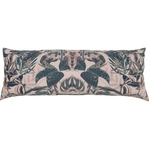 mutoni living, Kissen Bouquet Printed Velvet Milk 35x100, Kissen Bouquet Printed Velvet Milk 35x100
