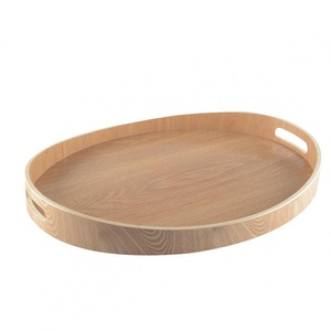 Aulica, Ovales Holztablett 43x33,5x5cm Ovales Holztablett 43x33,5x5cm, 