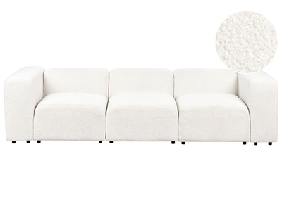 Beliani, 3 Sitzer Sofa aus Bouclé Modern FALSTERBO 3 Sitzer Sofa aus Bouclé Modern FALSTERBO, Beliani - 3 Sitzer Sofa aus Bouclé Modern FALSTERBO, One Size, Baumnuss