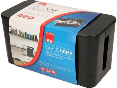 Max Hauri AG, Max Hauri AG Kabel-Box Schwarz (L x B x H) 235 x 115 x 120 mm 1 St. 126728, Max Hauri AG Cablehome Managementbox Small Schwarz
