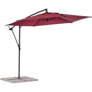mutoni lifestyle, Ampelschirm Tropea anthrazit-Burgundy 300, Ampelschirm Tropea anthrazit-Burgundy 300