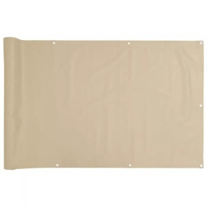 Diverse Hardware, Balkonsichtschutz Oxfordgewebe 75x600 cm Beige, vidaXL Balkonsichtschutz Oxfordgewebe 75x600 cm Beige