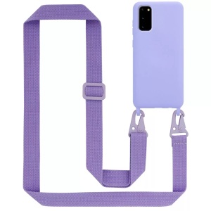 Cadorabo, Handy Kette für Samsung Galaxy S20 Silikon Schutzhülle, Cadorabo - Handy Kette für Samsung Galaxy S20 Silikon Schutzhülle, Lila