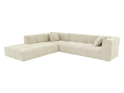 Maison Céphy, Großes Ecksofa - Ecke links - Cord - Beige - NAEMIA von Großes Ecksofa - Ecke links - Cord - Beige - NAEMIA von Maison Céphy