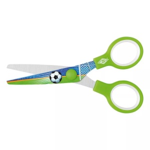 Wedo, WEDO Kinderschere Magic Fussball, WEDO Bastelschere Magic 13cm 7343011 hellgrün Football