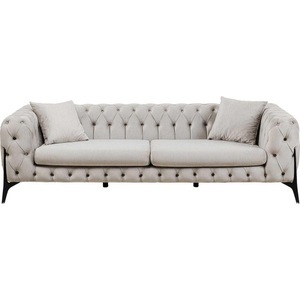 Kare Design, Sofa Bellissima 3-Sitzer beige 240, Sofa Bellissima 3-Sitzer beige 240