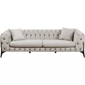 Kare Design, Sofa Bellissima 3-Sitzer beige 240, KARE Design - Sofa Bellissima 3-Sitzer 240, One Size, Beige