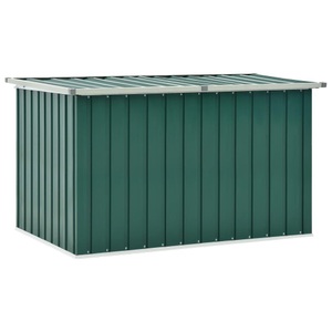 vidaXL, vidaXL Gartenbox Grün 149 x 99 x 93 cm, VidaXL - Aufbewahrungsbox stahl, One Size, Grün