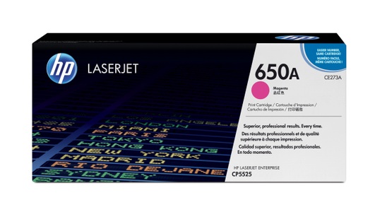 Hp, Original Tonerpatrone magenta HP No. 650, CE273A, Toner magenta 650A (CE273A)