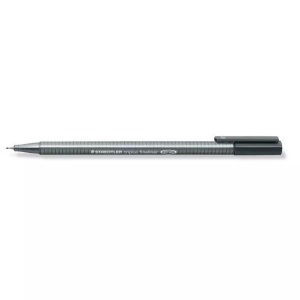 Staedtler, Staedtler Fineliner Triplus 334 0.3 mm, Staedtler triplus 334, Fineliner, 0,3mm, grau, 334-8
