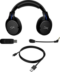 HyperX, HYPERX Cloud Flight - Gaming Headset (Schwarz/Blau), 
