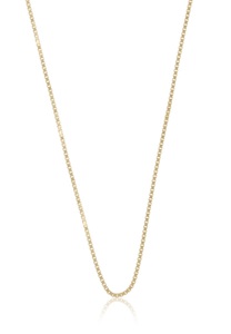 MUAU Schmuck, Collier Venezianer Gelbgold 750, 1.1mm, 40cm Damen Gelbgold 40cm, MUAU Schmuck - Collier Venezianer Gelbgold 750, 1.1mm, 40cm,