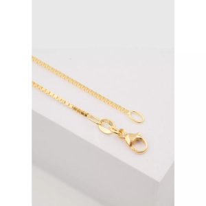 MUAU Schmuck, Collier Venezianer Gelbgold 750, 1.1mm, 40cm Damen Gelbgold 40cm, MUAU Schmuck - Collier Venezianer Gelbgold 750, 1.1mm, 40cm,