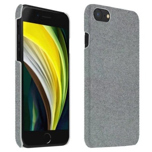 Avizar, Apple iPhone SE 2022 - Stoff Schutzhülle, Avizar - Stoffhülle iPhone 7 /8 /SE 2020 Hellgrau, Silber