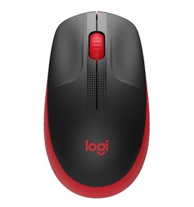 Logitech, Logitech M190 Maus rot, Logitech Maus M190 Rot/Schwarz, kabellos