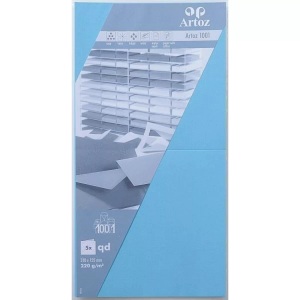 Artoz, ARTOZ Karten 1001 310x155mm 107452263 220g. azur 5 Blatt, ARTOZ Karten 1001 310x155mm 107452263 220g. azur 5 Blatt