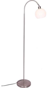 mutoni casual, Stehlampe aus Metall mit Milchglas, Stehlampe aus Metall mit Milchglas