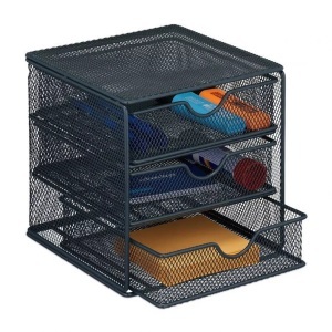 B2X, B2X - Kommode mit 3 Fächern Anthrazit, 17cm, B2X - Kommode mit 3 Fächern Anthrazit, 17cm