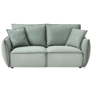 Beliani, Beliani - 3 Sitzer Sofa aus Stoff Modern KUNES, One Size, Grün Bedruckt