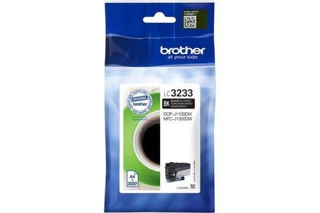Brother, Tinte schwarz LC3233BK, Brother Tintenpatrone, schwarz, LC-3233BK, (3'000 Seiten)