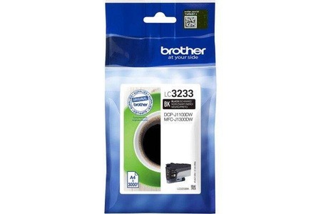Brother, Tinte schwarz LC3233BK, Brother Tintenpatrone, schwarz, LC-3233BK, (3'000 Seiten)