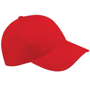Beechfield, 5 Panel Baseballkappe Ultimate Herren Rot Bunt ONE SIZE, Beechfield - 5 Panel Baseballkappe Ultimate, für Damen, Rot Bunt, One Size