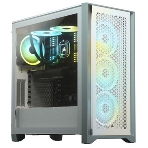 Corsair, 4000D Airflow TG, Tower-Gehäuse, Corsair PC-Gehäuse 4000D Airflow Weiss