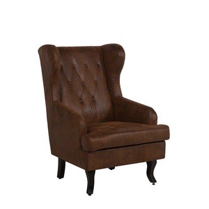 Beliani, Beliani Sessel Kunstleder braun ALTA, 