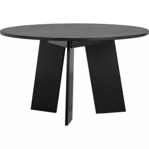 mutoni living, Esstisch Fries rund Eiche blacknight 129x129, Esstisch Fries rund Eiche blacknight 129x129
