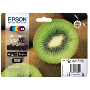 Epson, Epson Multipack 202Xl Tintenpatrone, Epson 202 XL Multipack Kiwi T02G740 Tintenpatrone ? Druckerpatronen/Tintenpatronen