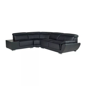 Vente-unique, Ecksofa Leder NAHIA Ecke Links Ecksofa Leder NAHIA Ecke Links