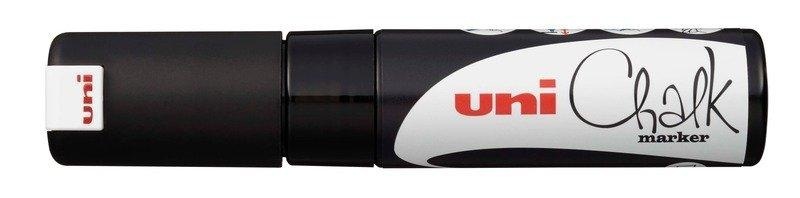 uni-ball, UNI-BALL Posca Marker 8mm PWE-8K BLACK schwarz, Keilspitze, uni-ball Posca Marker, 8mm, schwarz, Keilspitze, PWE-8K BLACK