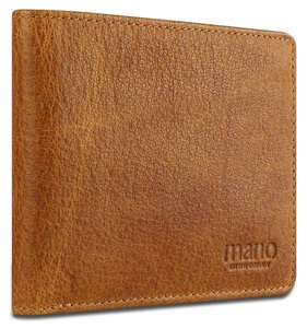 MANO, MANO Geldbörse »DON PIETRO«, 2fach klappbar, MANO Geldbörse »DON PIETRO«, echt Leder